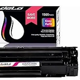 DELO Easy Refill 88A Toner Cartridge for HP 88A CC388A Toner Cartridge for HP Laserjet Printer M1136 MFP, M126nw MFP, P1007, P1108, P1106(1 Toner Cartridge with 1 Bottle 80 Grams 88A Toner Powder-picture-10
