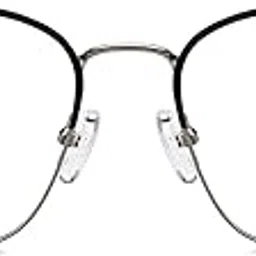 Vincent Chase By Lenskart | Black Unisex Zero Power Bluecut & Antiglare Computer Eyeglasses For Eye Protection and Strain | Stainless Steel | Full Rim Square | Small | VC E14209-picture-19