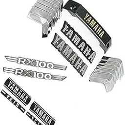 MJ Automobilemobile Rx 100 Complete Monogram Kit (Package : 2 L Monogram, 2 Monogram, 2 Rx100 Monogram Kit and Stickers)-picture-36