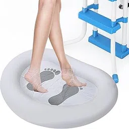 Inflatable Pool Foot Bath Basin, Foot Soaking Bath Basin Foot Bath for Pool Entry Ladder, Pool Foot Wash Basin for Above Ground Swimming Pools Hot Tub Spas, Pool Accessories-picture-32