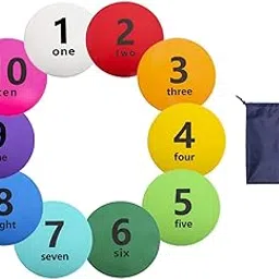 TRENDYNEST 10x Numbered Spot Markers Anti Skid for Football Training Classroom Exercise | Training Aids | Soccer-image-35