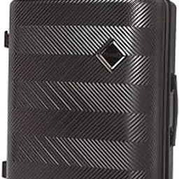 american tourister Large Check-In Luggage 78 Cm Polycarbonate Hard 4 Spinner Bayview Suitcase (Black)-picture-20