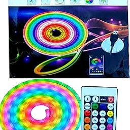 RGB IC LED Light Strip 5 Meter with Remote & App Control | Multicolor | Music Sync, DIY Modes, USB Powered for Home, Room & Party for Home Decoration,Diwali Decoration,PC,Gaming,Wall Decor-image-69