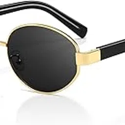 sungait Retro Oval Sunglasses for Women Polarized Sun Glasses Mens Trendy Classic UV400-picture-38