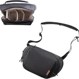 PGYTECH OneGo Solo V2 Camera Sling Bag, 10L Crossbody Camera Bag for Urban Travel Photographers, Mirrorless Camera Bag for Sony/Canon/Nikon/DJI Mavic/Air/Mini/Tripod/Laptop-picture-25
