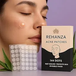 Acne Patches (144 Dots) offer powerful overnight healing, absorbing excess oil and impurities to reduce pimples and prevent scarring.-image-13