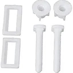Pvc Screw Hinges Set for Wall Hung and One Piece western Toilet commode seat cover (45MM*23MM)-image-6