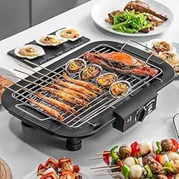 GION Electric Barbeque Grills To Prepare Smoke-Free Food At Home 2000 Watt Temperature Control BBQ Grill (1Pcs)-picture-38