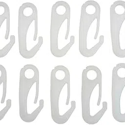Pinakine® 10Pieces Nylon Flagpole Snap Hook Clips Heavy Duty Attachment 6Cm Long|60029212PNKL-picture-27