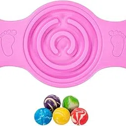 Balance Board Wobble Stability Board for Skateboarding Skiing Indoor Outdoor Pink-image-29