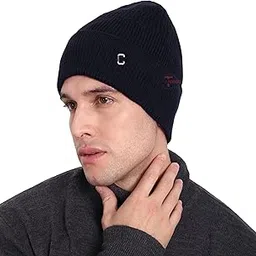 Winter Cap for Men, Cold Weather Beanie Cap for Men, Cozy Knit Winter Hat for Men, Perfect for Skiing & Hiking, Comfortable & Stylish, Woolen Beanie.-image-90