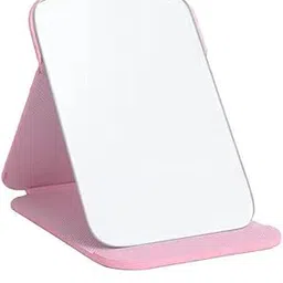 FLAVION Portable Folding Makeup Mirror, Compact & Lightweight, Tabletop Travel Mirror with Stand,Foldable & Lightweight Makeup Mirror with Stand, Ideal for Desk, and Travel Use (Pink, Pack of 1)-image-35