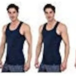 jockey 9922 Men Regular Fit Vest Pack of 4 (Black, Large)-picture-12