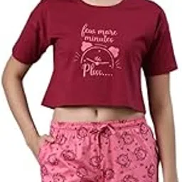 pepe jeans Women Cotton Mini Night Dress-picture-21