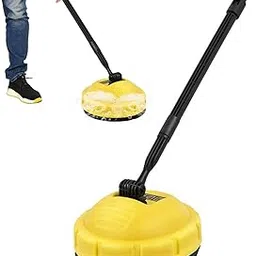 HASTHIP® Compatible with Kärcher Pressure Washer Floor Cleaning Brush Attachment for Kärcher K1/K2/K3/K4/K5/K7 Series Rotating Floor Scrubber with Dual Water Spray Nozzle Design,Connection Rod-image-11