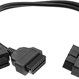 X AUTOHAUX 32 to 16 Pin OBD2 11.81" Car Diagnostic Connector Adapter Extension Cable Tool-picture-31