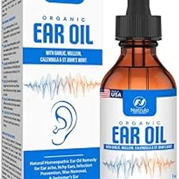Organic Ear Oil for Ear Infections - Natural Eardrops for Infection Prevention, Swimmer's Ear & Wax Removal - Kids, Adults, Baby, Dog Earache Remedy - with Mullein, Garlic, Calendula, Made in USA-picture-12