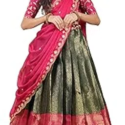 pinkbindi South Indian Pattu Lehenga Choli for Women-picture-17
