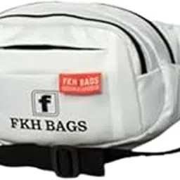world star Polyester Waist Pack Travel Handy Hiking Zip Pouch Document Money Phone Belt Sport Bag for Men and Women and Adult | White | flufee White Waist Bag-picture-46