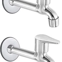 BATHONIX Stainless Steel Fusion Long Body Bib with Wall Flange - Pack of 2-picture-51