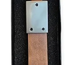 Leather Keychain Compatible with Royal Enfield 450 | Continental GT | Classic | Embossed Logo Design | Scratch-Free Design for Bike Keys (Brown)-image-20