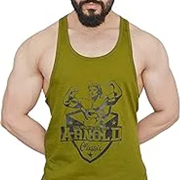 anax aesthetics Men Gym Vest Cotton Sleeveless Sando Tank Top 100% Cotton Grafiko Arnold Classic Sleeveless Gym Stringer Vest for Men-picture-25