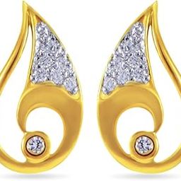 joyalukkas Women's & Girl's Pride Diamond Collection 18K Yellow Gold Stud Matching Earrings-picture-37