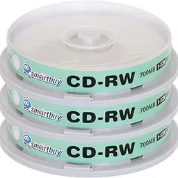 30 Pack Smartbuy CD-RW 1-12X 700MB/80Min High Speed Branded Logo Rewritable Blank Data Media Disc-picture-16