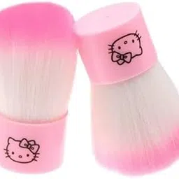 Abhaymart Nail Dust Brush, Pink Rose Soft Duster Brush Art Dust Powder Remover Makeup Manicure Brushes Clean Up Tools for Acrylic Nails (Pack Of 1) image 1