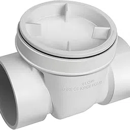 Zejoot 4 inch PVC Backwater Valve,4" Drain Backflow Preventer, Backflow Preventer Valve Prevents Sewage and Rainwater from Flowing Back-picture-18