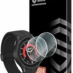 Skyddshield Military-Grade Gorilla Tempered Glass For Samsung Galaxy Watch 5 Pro (45 mm) with Easy Self Installation Kit | Pack of 2 | Transparent-image-11