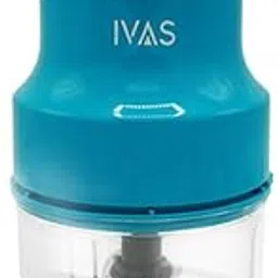 IVAS Chopease 150W Electric chopper, 3 layer Stainless Steel Blades, 800ml Unbreakable bowl, vegetable chopper, cutter, mincer, whisker, colour- Blue-image-38