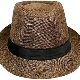 prime Unisex Beach Fedora Hat Sun Protection Cowboy Summer Style Cap for Men and Women (Pack of 1)-picture-42
