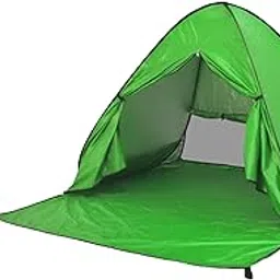 FASHIONMYDAY Beach Tent Automatic Beach Tent Pop up Tent for Beach Mountaineering Fishing Green Sports, Fitness & Outdoors| Outdoor Recreation| Camping & Hiking| Tents| Dome Tents image 1