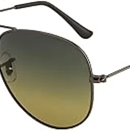 clark n palmer Polarized Aviator Sunglasses - (CNP-SB-864, Medium Size, Green Gradient Lens)-picture-21