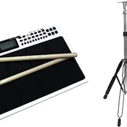 Rockstar Pad 20 Pro Advanced, 29 Buttons with 147 Indian Percussions, 8 Pad, White colour With Stand-image-0