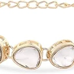 zaveri pearls Gold Tone Artificial Stones Ethnic Bracelet For Women-ZPFK16596-picture-19