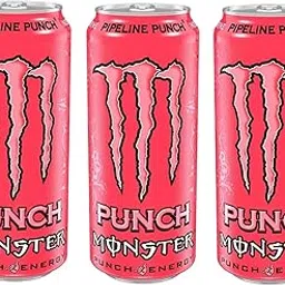 Monster Energy Drink Pipeline Punch Flavour, Pink, Carbonated Beverage 500ml X Pack Of 3 (From USA)-picture-15