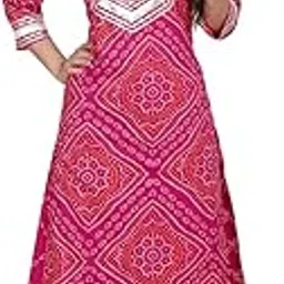miravan Women's Red Cotton Gota Work Kurta with Palazzo-picture-26