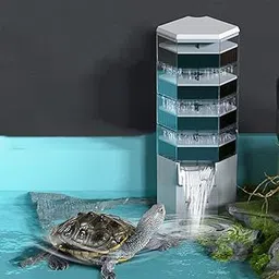 VAYINATO® 2 in 1 Low Level Multi Layer Corner Water Fall Aquarium Reptiles Fish Tank Turtle Filter Cum Water Changer | Low Noise (XP-01C | 8 Watts | 1000L/Hr| 4 Filter Box) by Petzlifeworld-picture-58