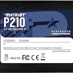 Patriot Memory P210 SATA 3 128GB SSD 2.5 Inch Internal Solid State Drive P210S128G25-picture-20