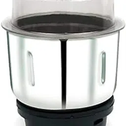 Lifestyle Enterprise Mixer Grinder Chutney Jar (500 Ml) Heavy Quality Mixer Jar Mixer Juicer Jar Suitable For All Local&Branded Mixer Which Comes With 2 Lock&4 Teeth Coupler Silver,Stainless Steel-image-33