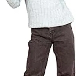 kotty Women's Solid Light Grey_178 Turtle Neck Sweater (Grey,XL)-KTTFKWOMENSSWEATER178XL-picture-31