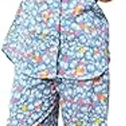 Women's Cotton Printed Relaxed Night Suit Soft & Comfortable Sleepwear Co-ord Set for Women-picture-48