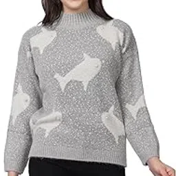 lory Stylish Self Design Winter Sweater-picture-36