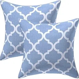 Texstylers Reversible Pure Cotton 20x20 Inches Jaipuri Cushion Cover, Style 09-image-5