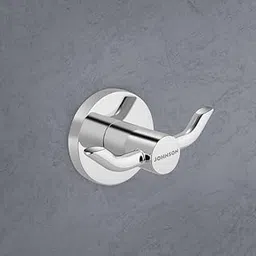 Johnson Delta Zinc + Aluminium Alloy Robe Hook | Cloth - Towel Hanger | Chrome Colour | T1353C-picture-17