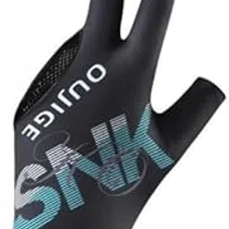 bnf® 2x3 Finger Billiards Glove Anti Slip Left Hand Comfortable Portable Pool Glove Black Light Blue | Fitness Running & Yoga | Strength Training | Gloves Straps & Hooks-picture-54