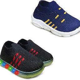 trendstation Kids Trending Slip-On Shoes Combo, Pack of 2 (Light Shoe + Musical Shoe)-picture-23