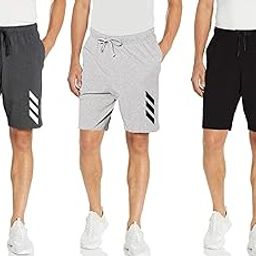 kart black Men's Regular Fit Shorts with Pocket|Casual Knit Shorts|Printed Shorts|Over Sized Shorts|(S,M,L,XL,XXL,3XL,4XL,5XL) Combo Pack of 3-picture-33